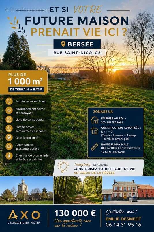 Terrain à BERSEE