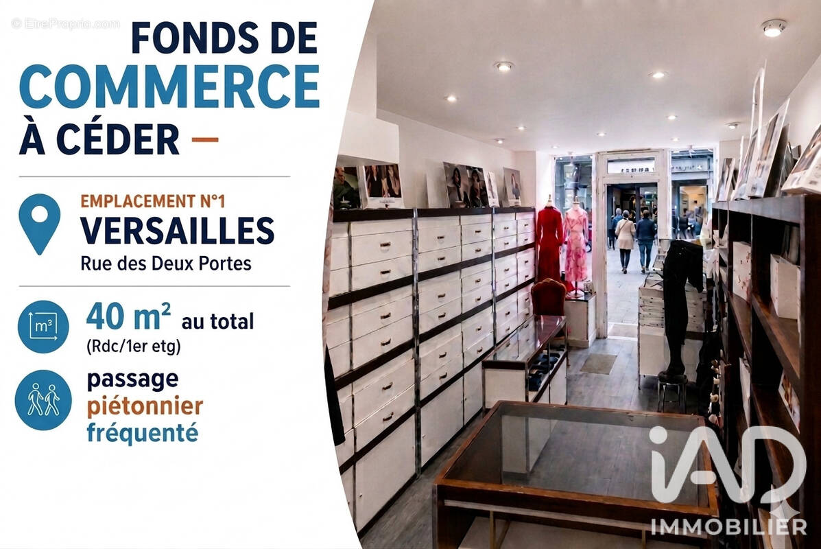 Photo 1 - Commerce à VERSAILLES