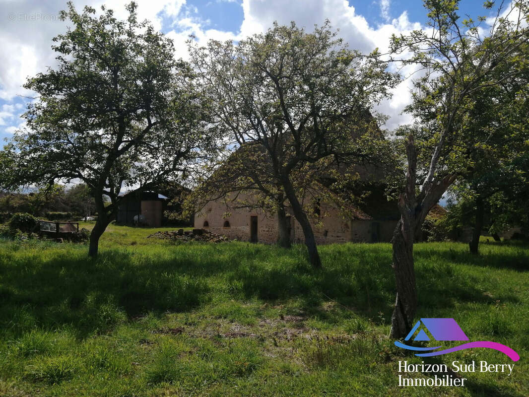 VUE DE LA GRANGE A L ARRIERE - Maison à CHAMPILLET