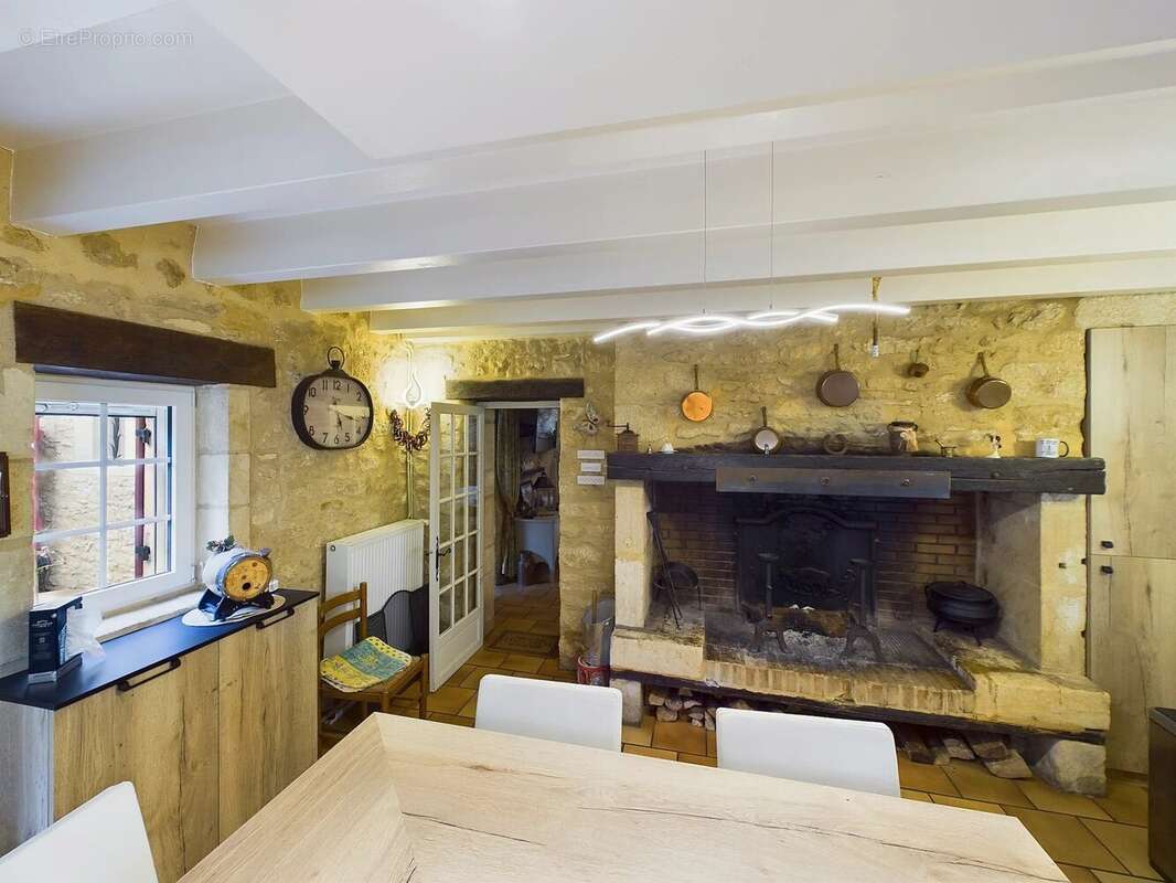 Maison unique construite dans la roche naturelle à La Roque-Gageac, l'un des plus beaux villages de France dans la vallée de la  - photo 6