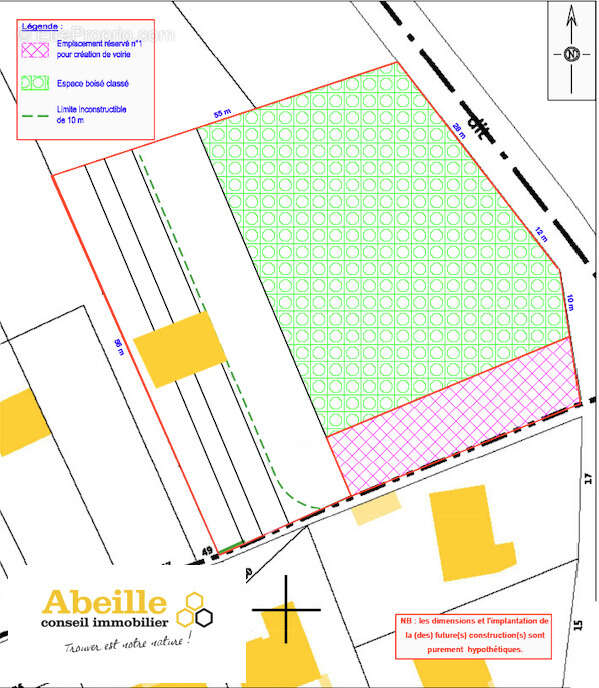 Terrain à SAINT-CHERON