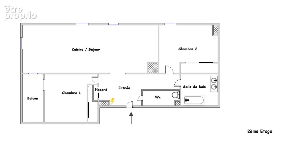 Appartement  3 pièces 63 m2/balcon/piscine/parking - photo 7