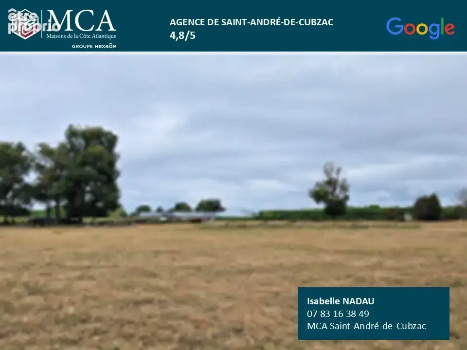 Terrain 720 m² à vendre à Cezac (33620) - photo 2