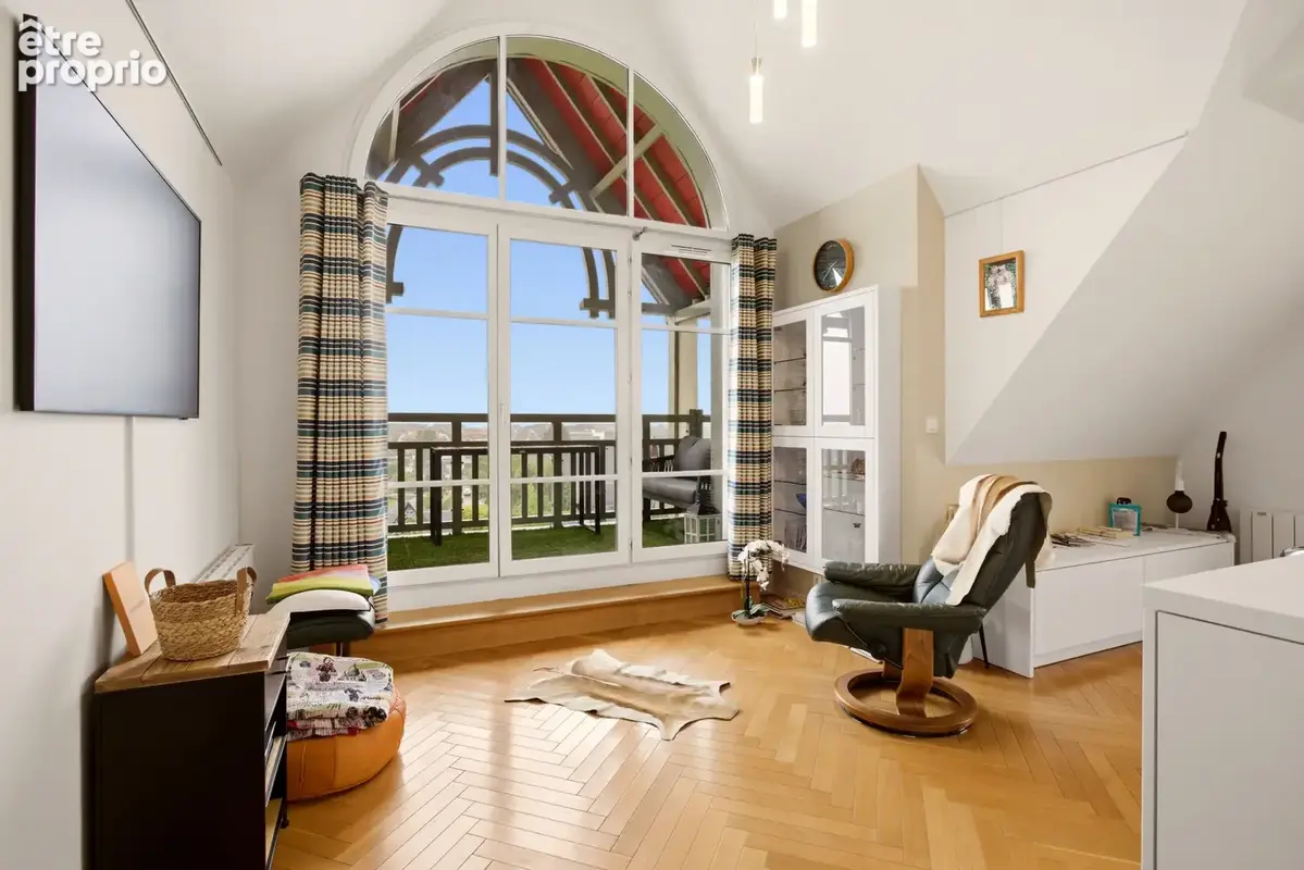Duplex d'exception avec vue panoramique sur deauville, trouville et la mer - 120 m2 carrez - 3 chambres - 3ème - photo 3