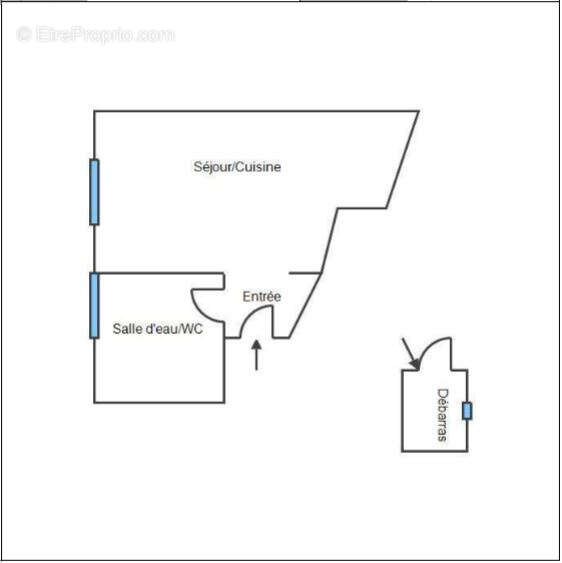 Appartement à PARIS-19E
