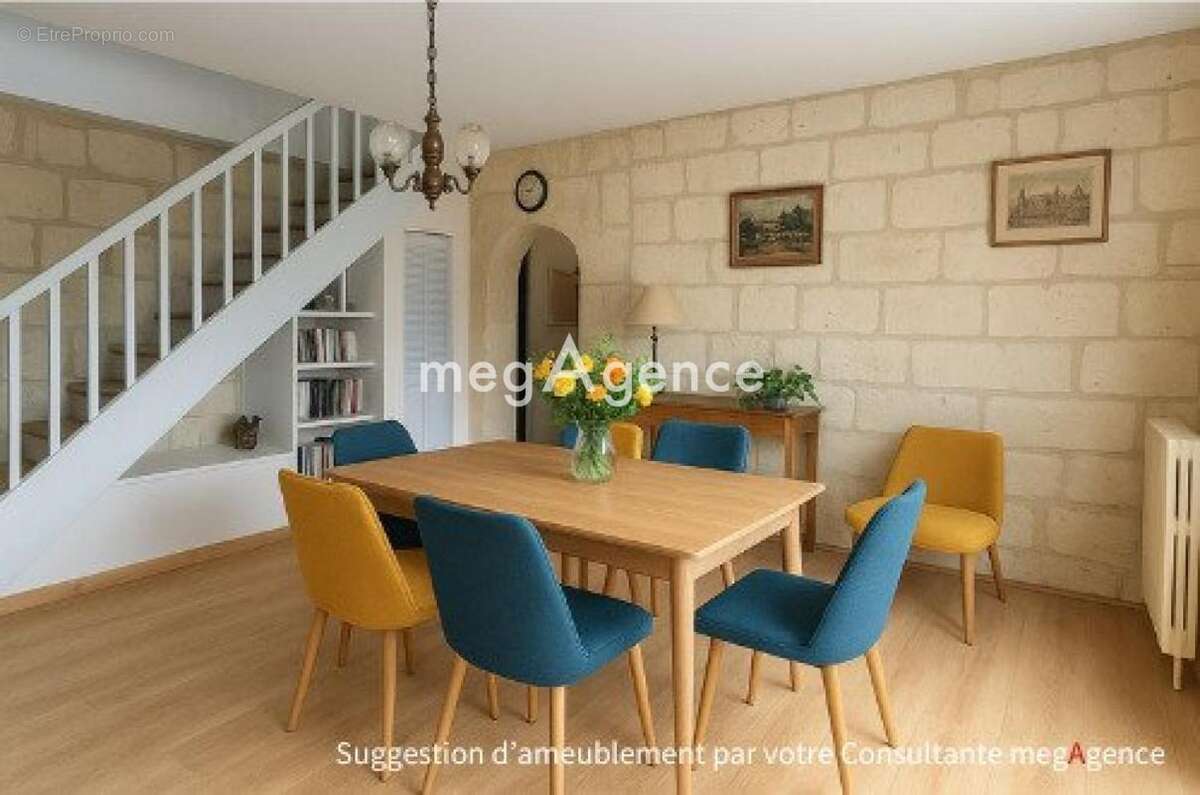 Allonnes-Belle longère en tuffeau sur terrain de plus de 1500 m2 - photo 5