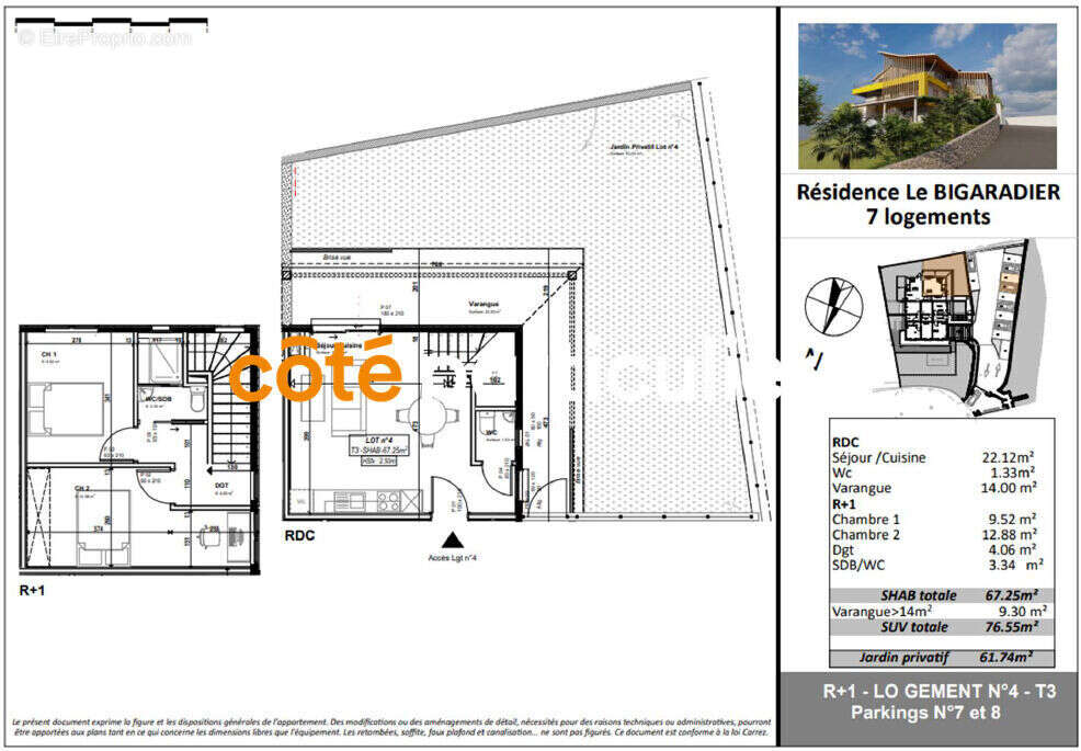 Appartement à SAINT-DENIS
