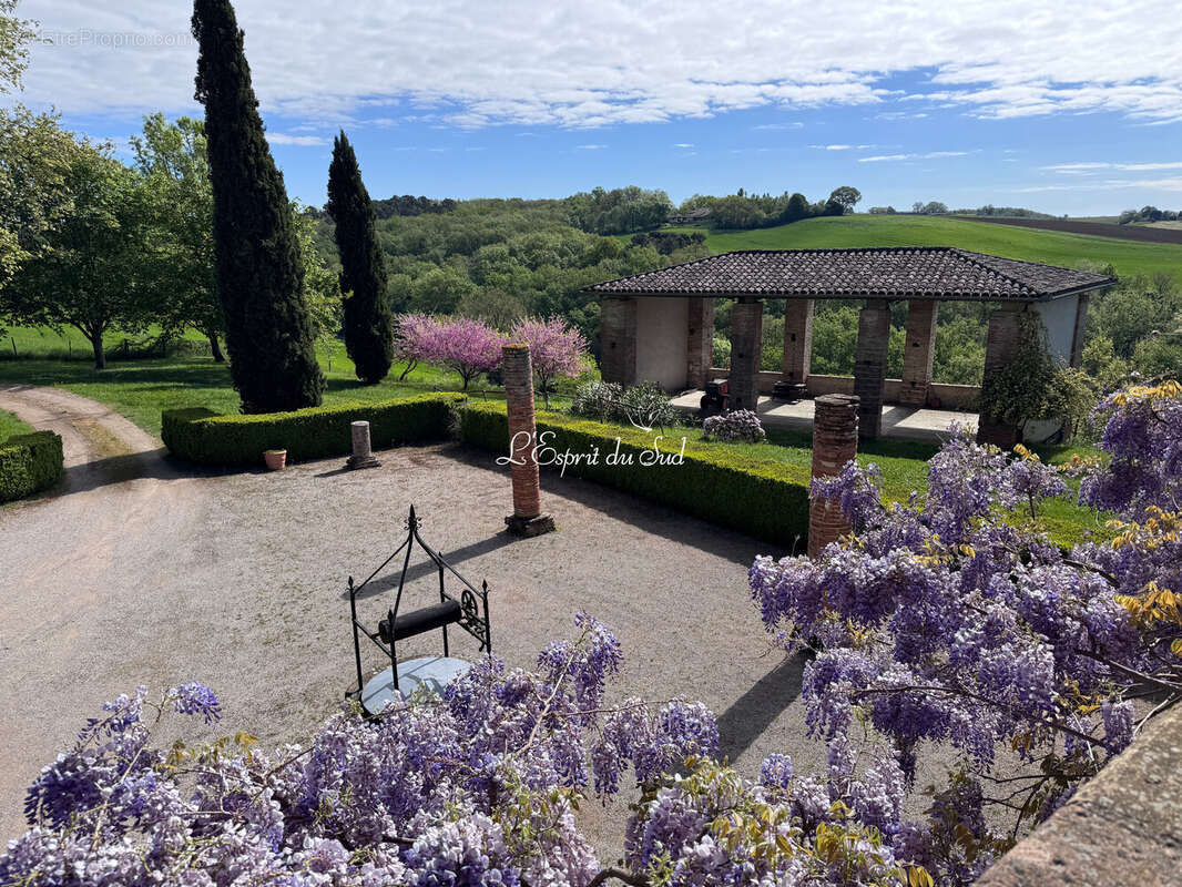 Vue depuis le terrasse