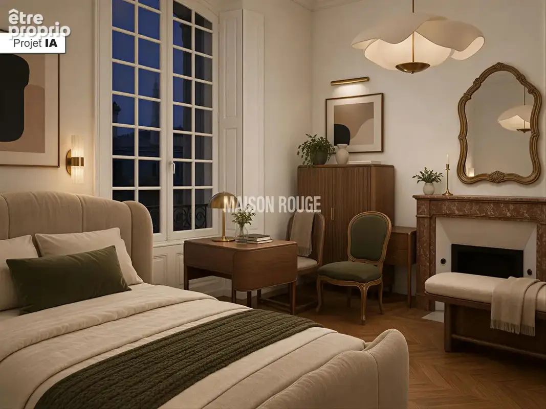 Bel hôtel particulier à vendre, centre-ville de Rennes, 250m² hab, 10 pièces, 8 chbres, garage. - photo 21