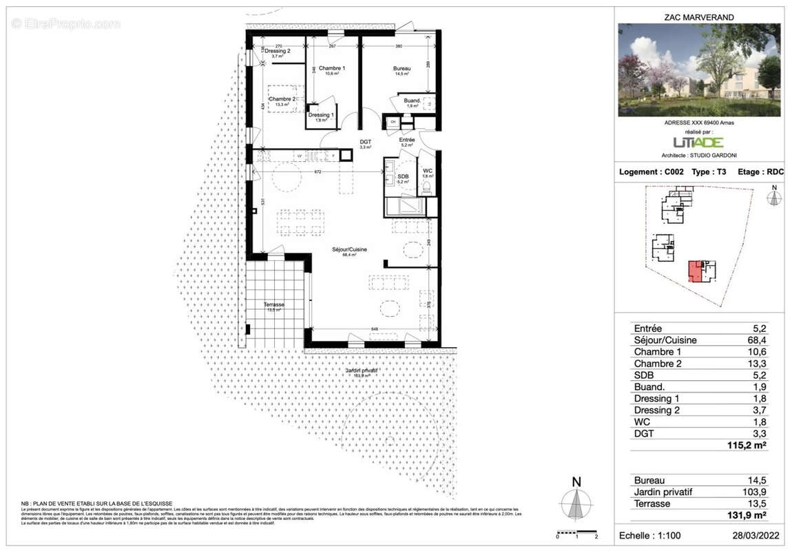 Appartement à ARNAS