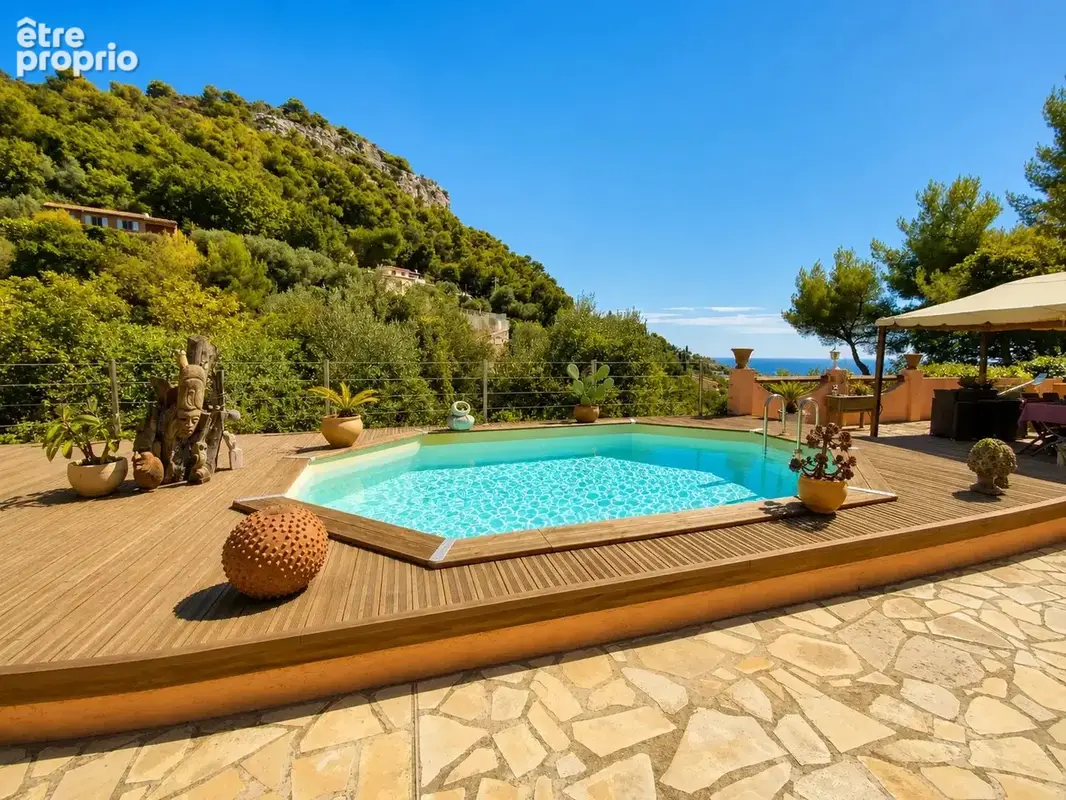 Maison atypique avec piscine et vue mer – Proche Monaco - photo 4