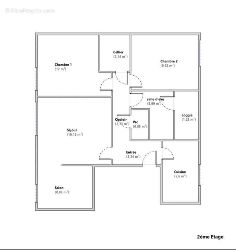 Appartement 4 pièces de 65 m² avec box et cave- Possibilité de créer une 3ème chambre -Ablon-sur-Seine - photo 11