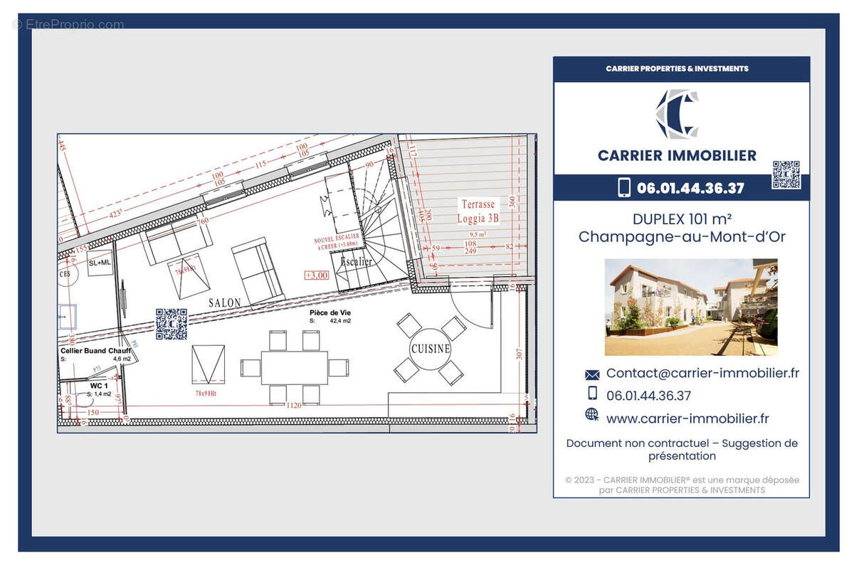 Appartement à CHAMPAGNE-AU-MONT-D&#039;OR
