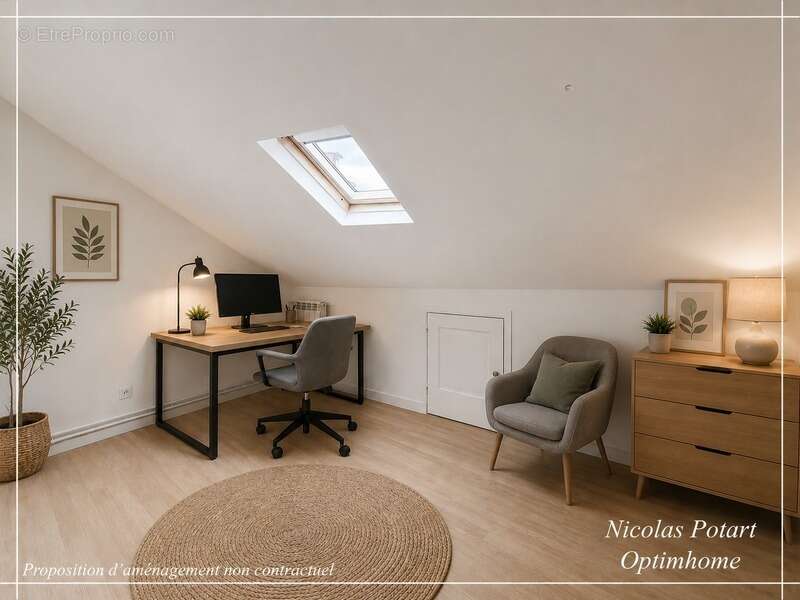 Maison 4 pièces avec cour, préau et bureau – Centre de Lacroix-Saint-Ouen - photo 15