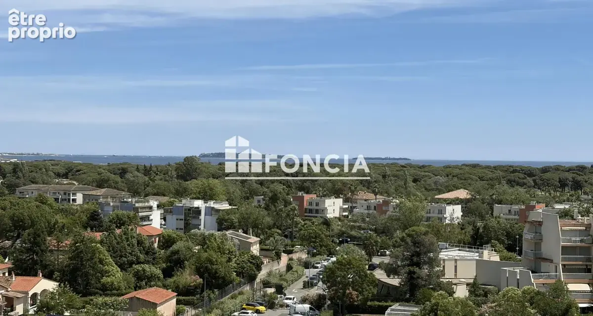 Mandelieu-la-Napoule, Cannes Marina : 2 pièces de 54 m² au 8ᵉ étage, vue mer panoramique et terrasse - photo 1