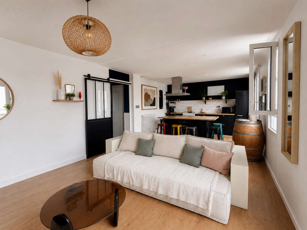 Biarritz, T3 au dernier étage d'une maison Basque - photo 2