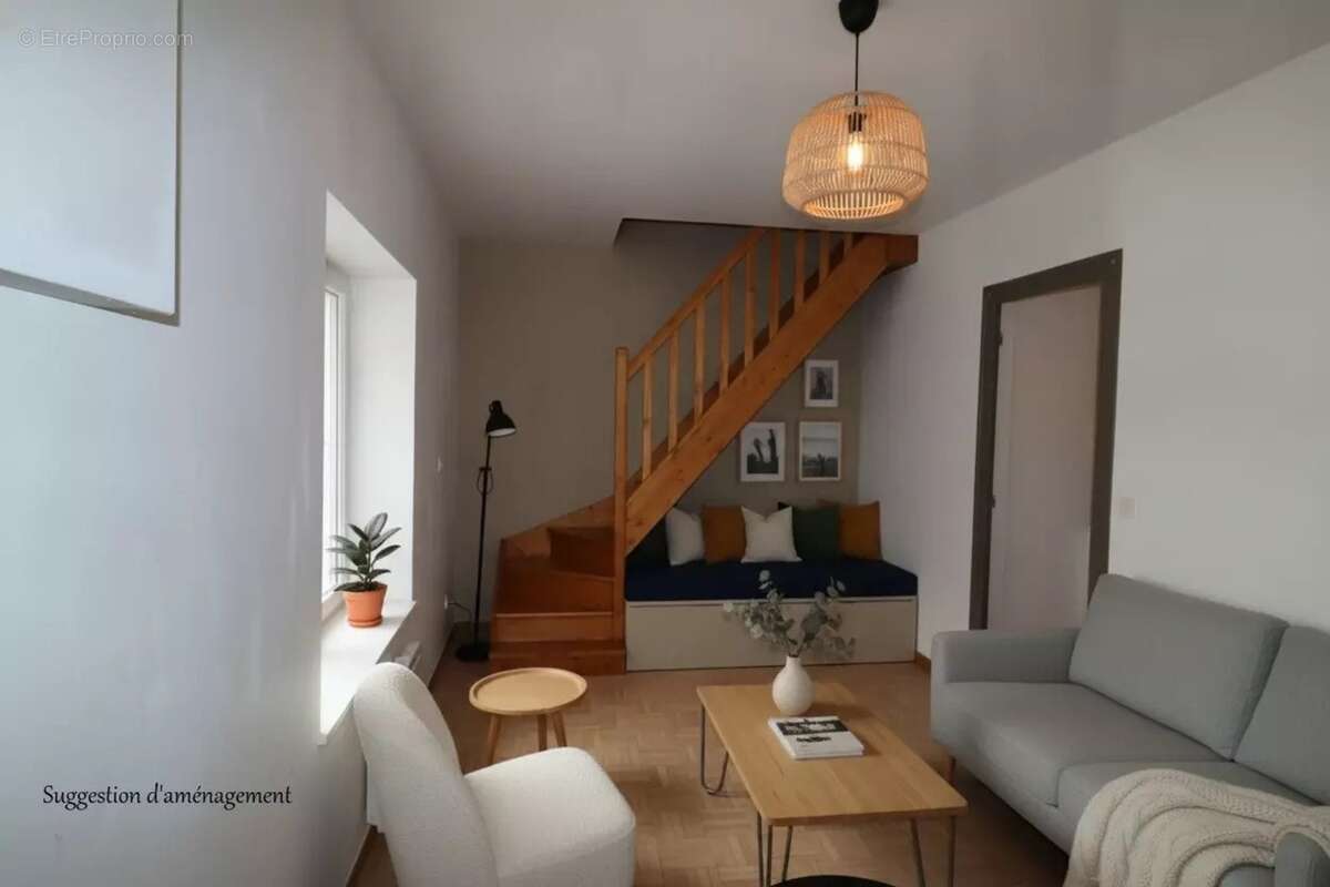Dpt Saône et Loire (71), à vendre ROMENAY immeuble - 4 appartements et 1 local commercial - photo 11