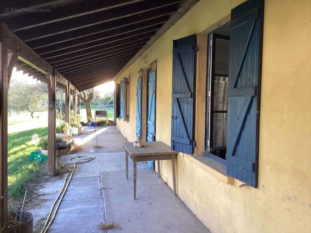 TERRASSE COUVERTE - Maison à LE VERDON-SUR-MER
