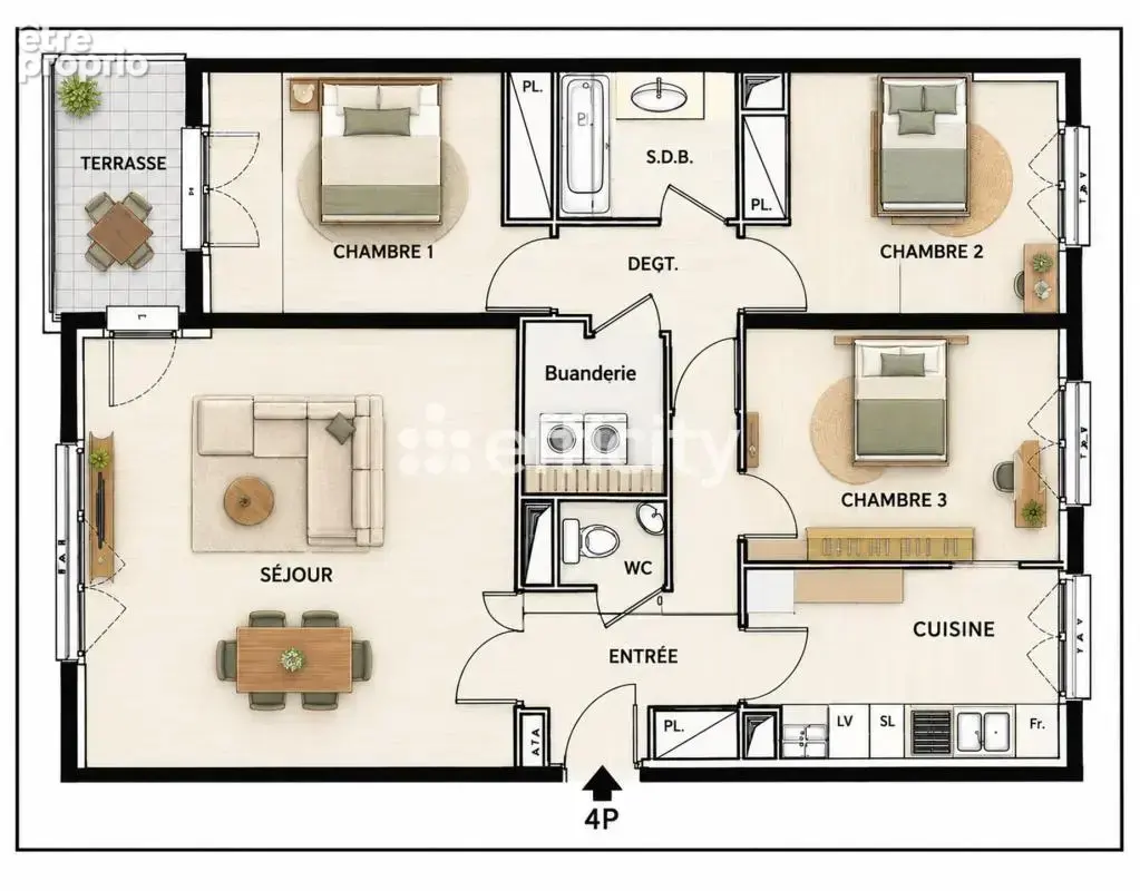 Appartement - photo 3