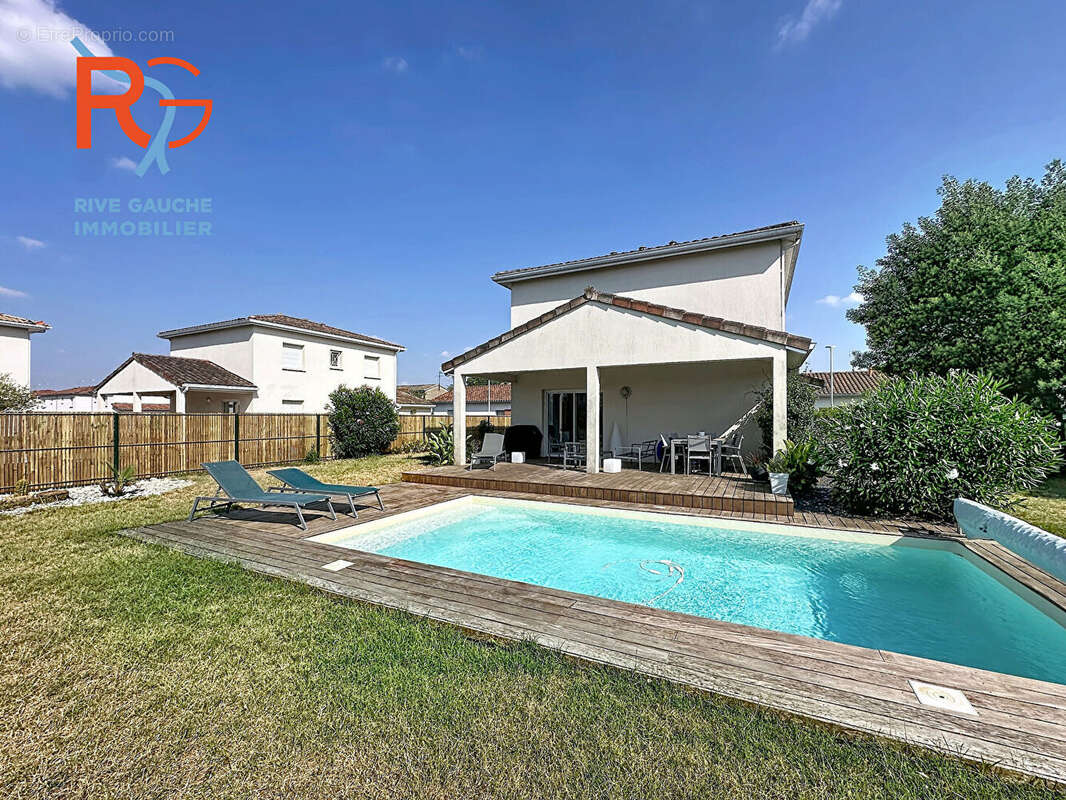 Aucamville  T5 116 m²/ Piscine chauffée / garage / jardin paysager - photo 4