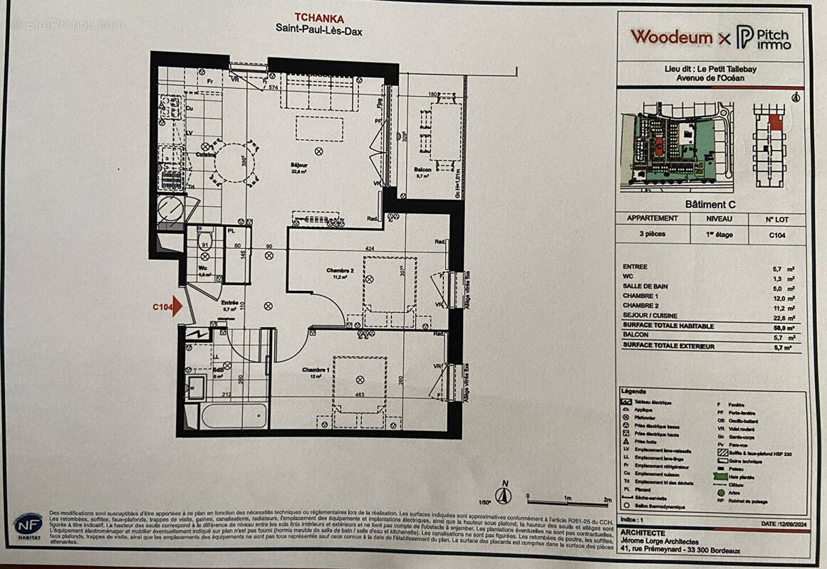 Appartement à SAINT-PAUL-LES-DAX