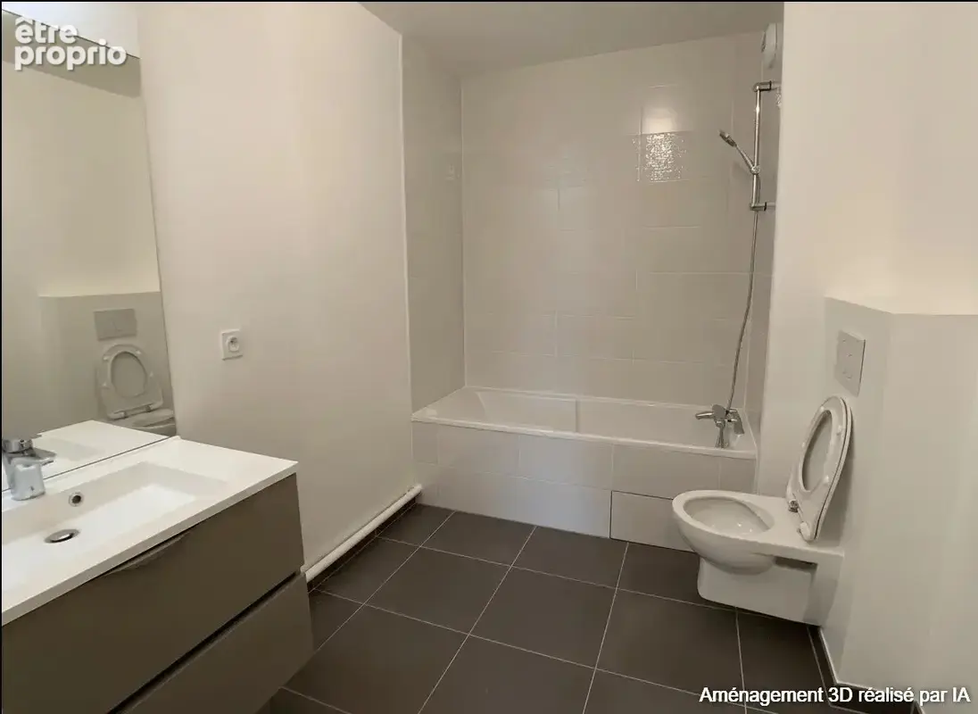 Superbe appartement de 2 pièces 41m² dans résidence de standing comprenant : entrée, séjour donnant ... - photo 4