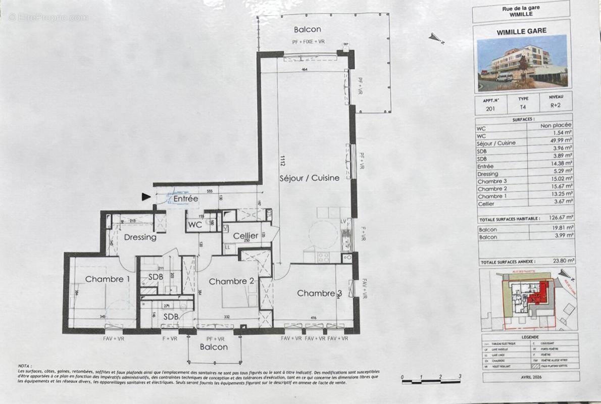 Appartement à WIMILLE