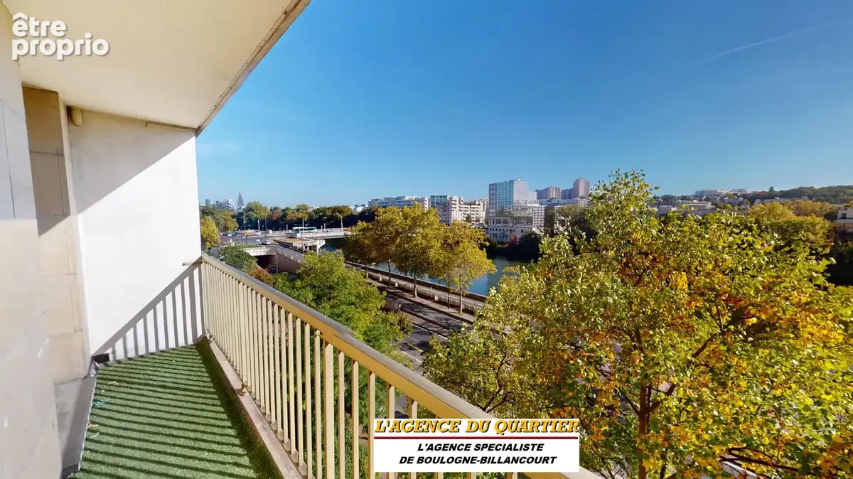 Quai Stalingrad 3/4 pièces 82 m² très lumineux balcon vue Seine - photo 2