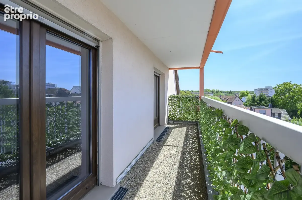STRASBOURG STOCKFELD - 4p de 81m2 habitables / 92m2 au sol avec terrasse, balcon et garage - photo 10