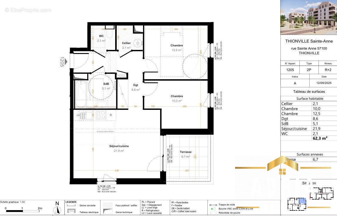 Appartement à THIONVILLE