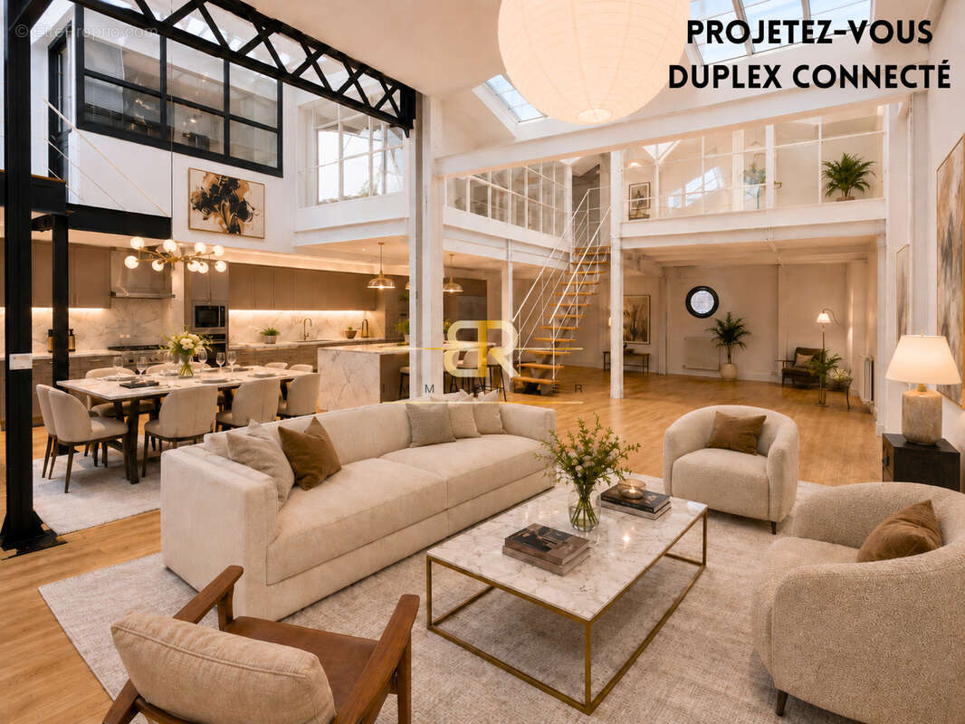 Loft d’exception   esprit maison sous les toits   acquisition sci & habitation - photo 2