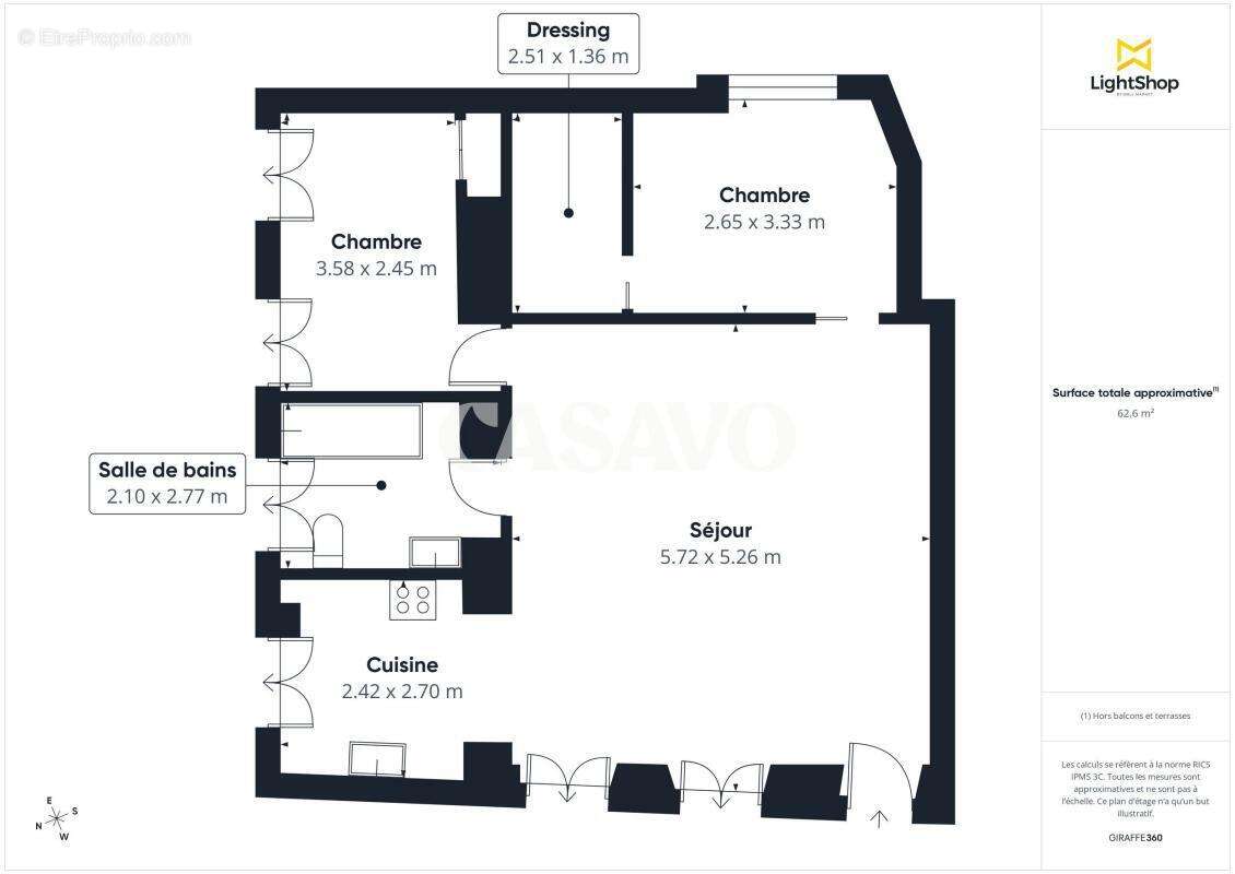 Appartement à PARIS-10E