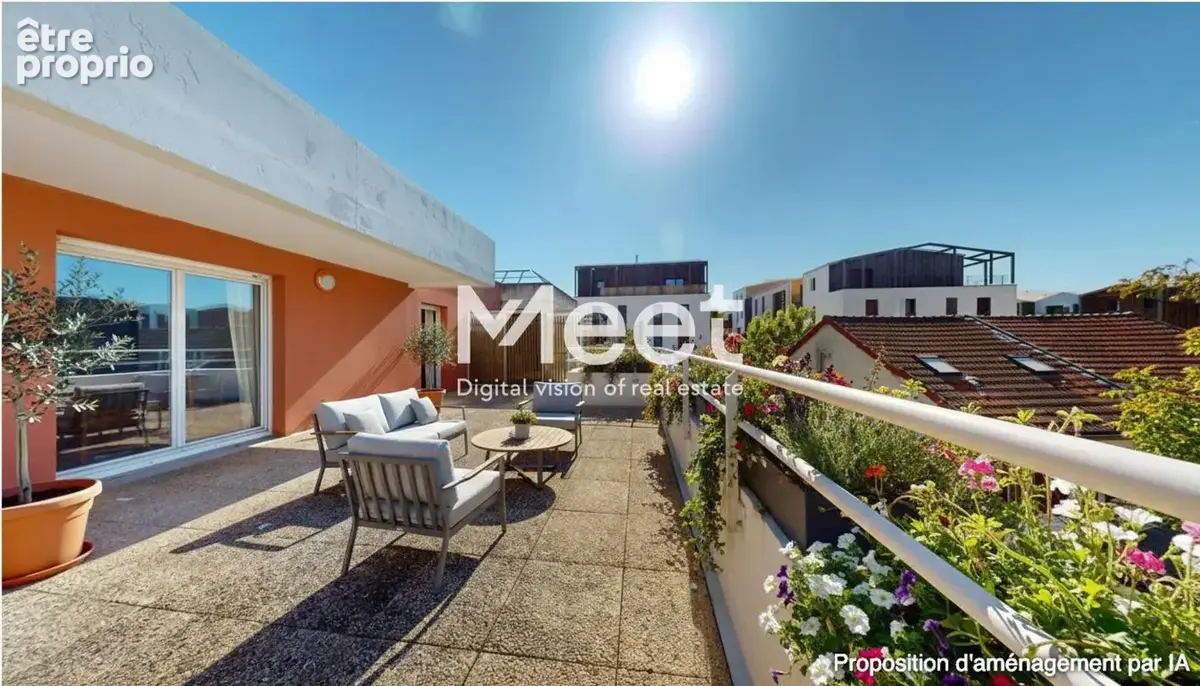 Appartement - immeuble recent - 5 pieces - coteaux-malassis - photo 9