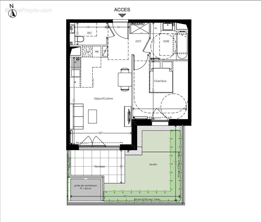 Appartement à LE PLESSIS-ROBINSON