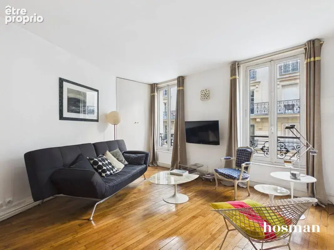 Appartement 4 pièces - 74m² Carrez - Rue Lamarck, Paris 18ème - Lamarck Caulaincourt - photo 1