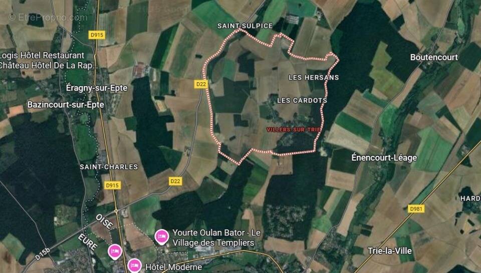 Terrain à TRIE-CHATEAU