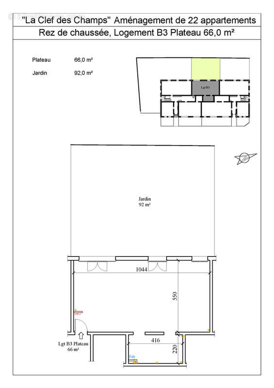 Appartement à SAINT-JEOIRE