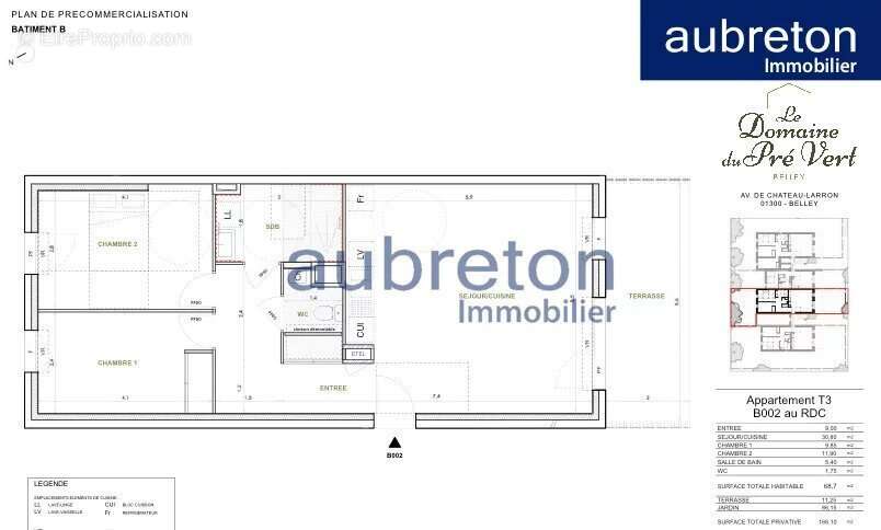 Appartement à BELLEY