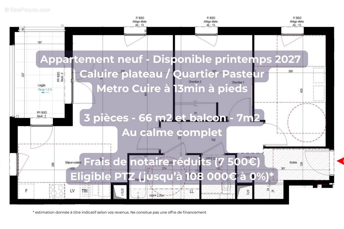 Appartement à CALUIRE-ET-CUIRE
