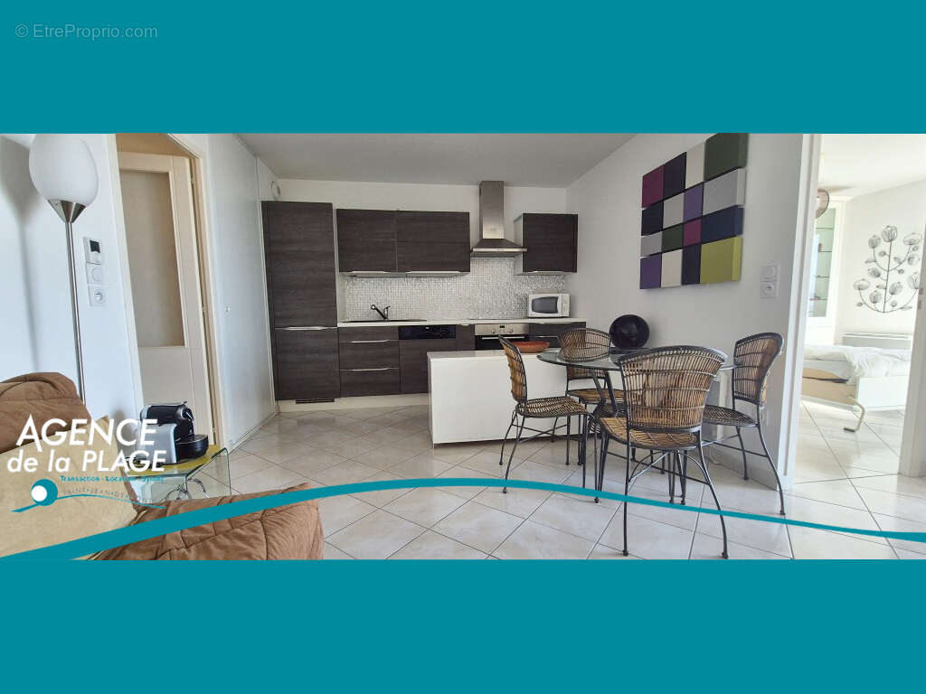 Appartement de type 2 FACE MER - ascenseur, cave et parking privé - photo 6