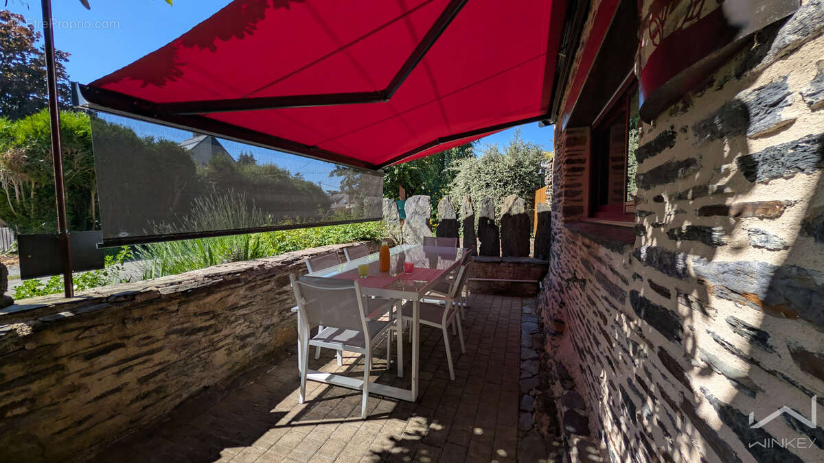 Maison 110m2 en pierres avec piscine couverte & dependance - les fougerets - photo 12