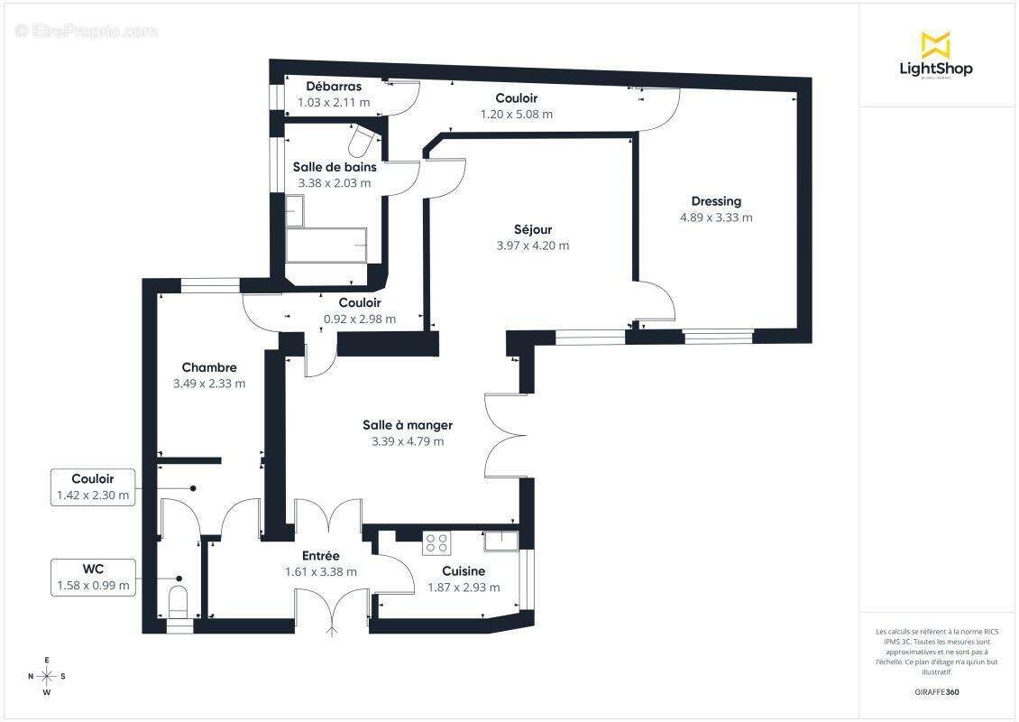 Appartement à PARIS-18E