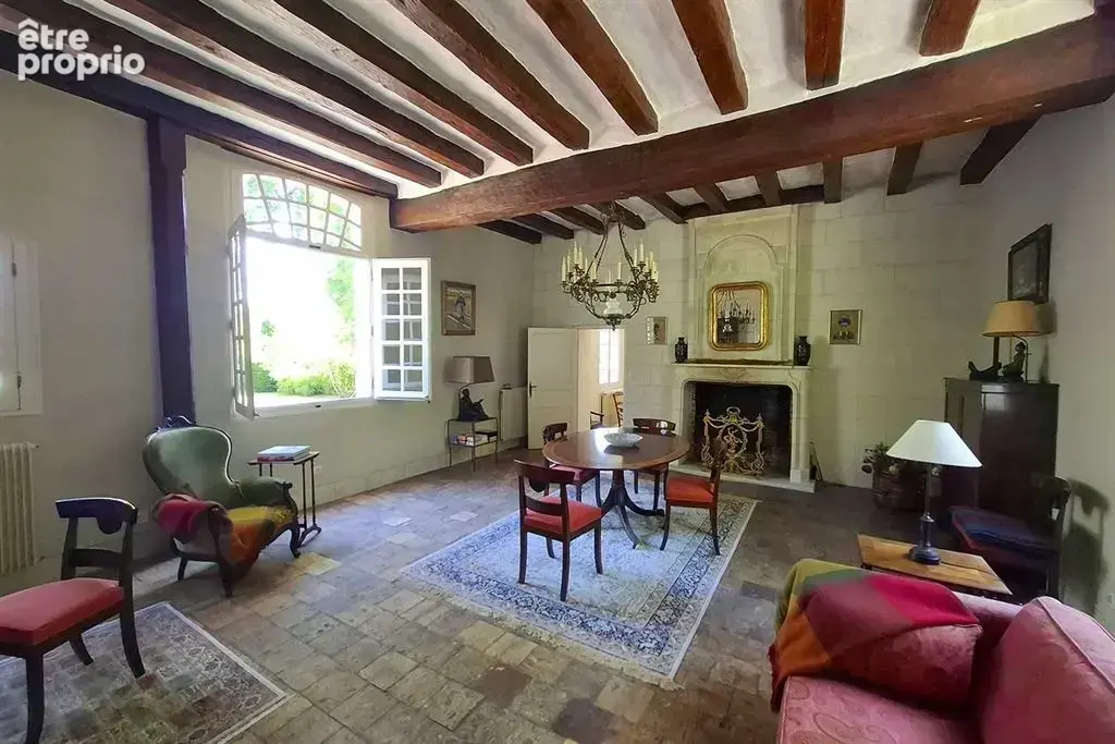 Centre-Val de Loire – Athée-sur-Cher (37270), Indre-et-Loire, près de Tours – Maison de maître de 230 m², 5 chambres, parc de 2, - photo 9
