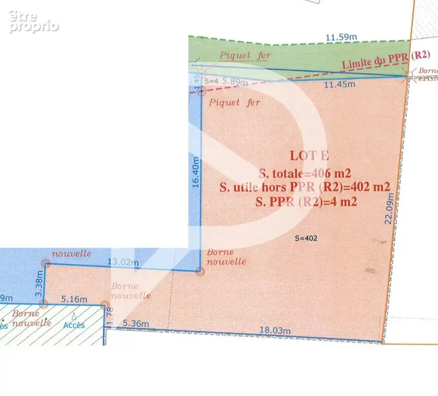 Idéalement placée secteur la cafrine parcelle plate 402m2 - photo 3