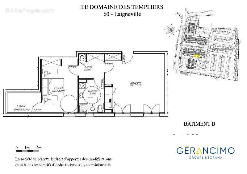 Appartement à LAIGNEVILLE