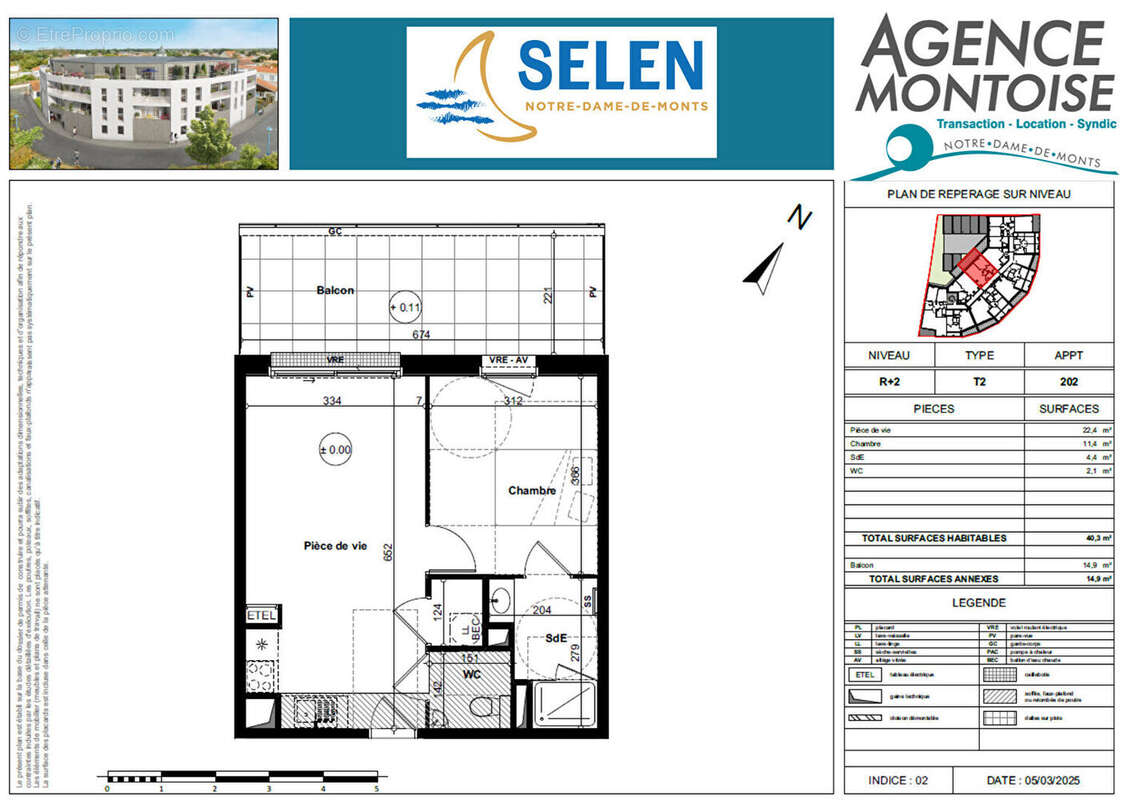 Appartement à NOTRE-DAME-DE-MONTS