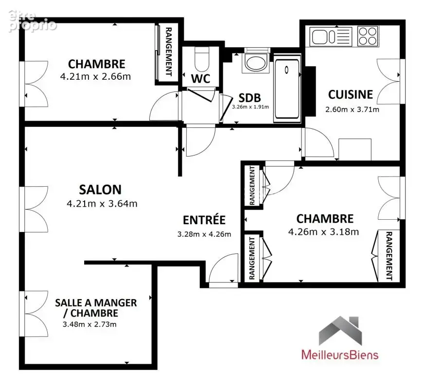 4 pièces 75 m² - photo 16