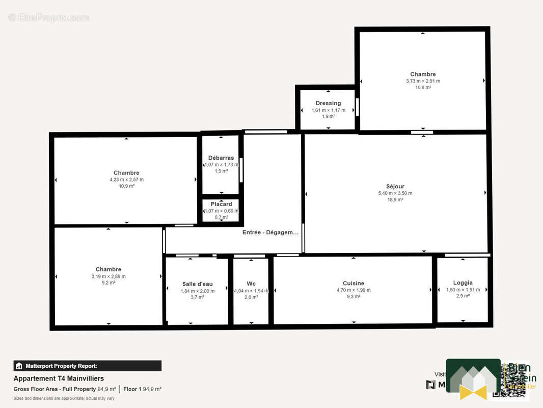 Appartement à MAINVILLIERS