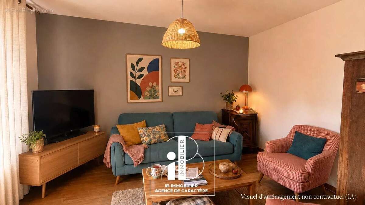 Village aux portes de fontainebleau, une maison de caractere de 92 m² sur un jardin clos de 1600 m - photo 2