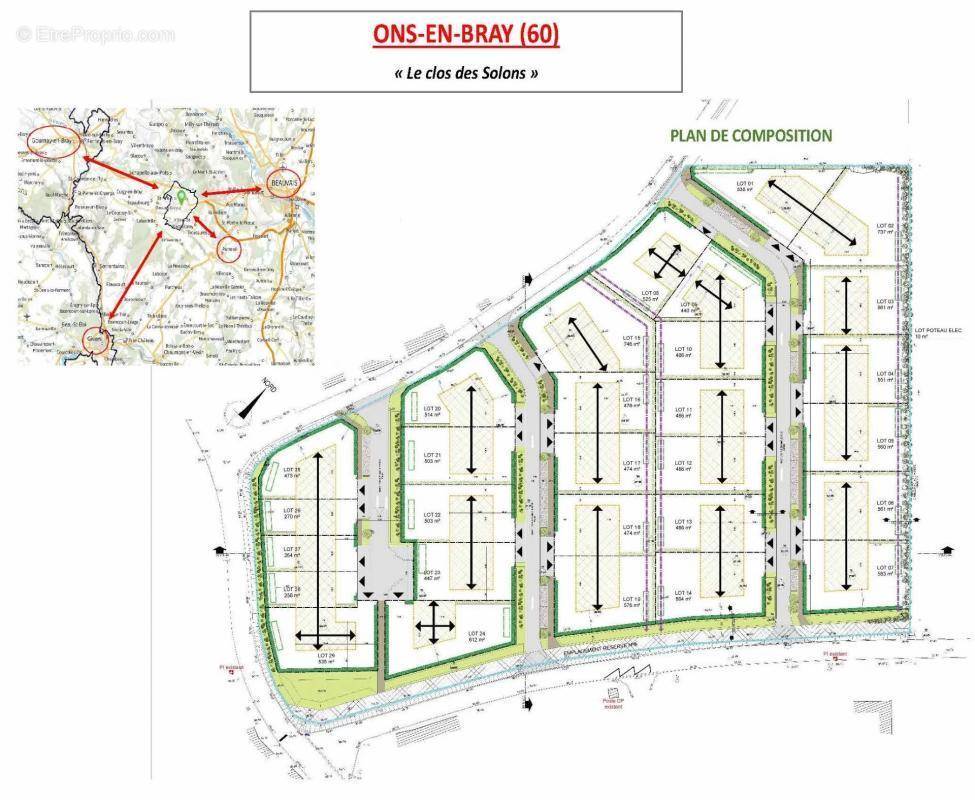 Terrain à ONS-EN-BRAY